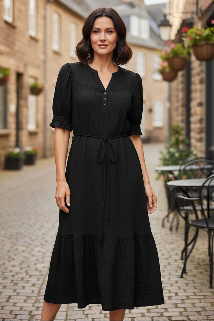 Moliin Copenhagen Alex Black Cotton Dress 2614026