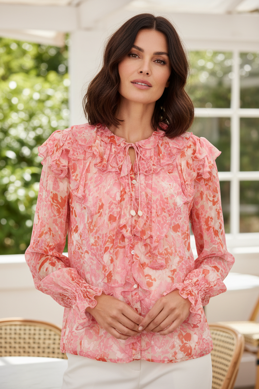 Moliin Copenhagen Helena Coral Blush Shirt 2613235