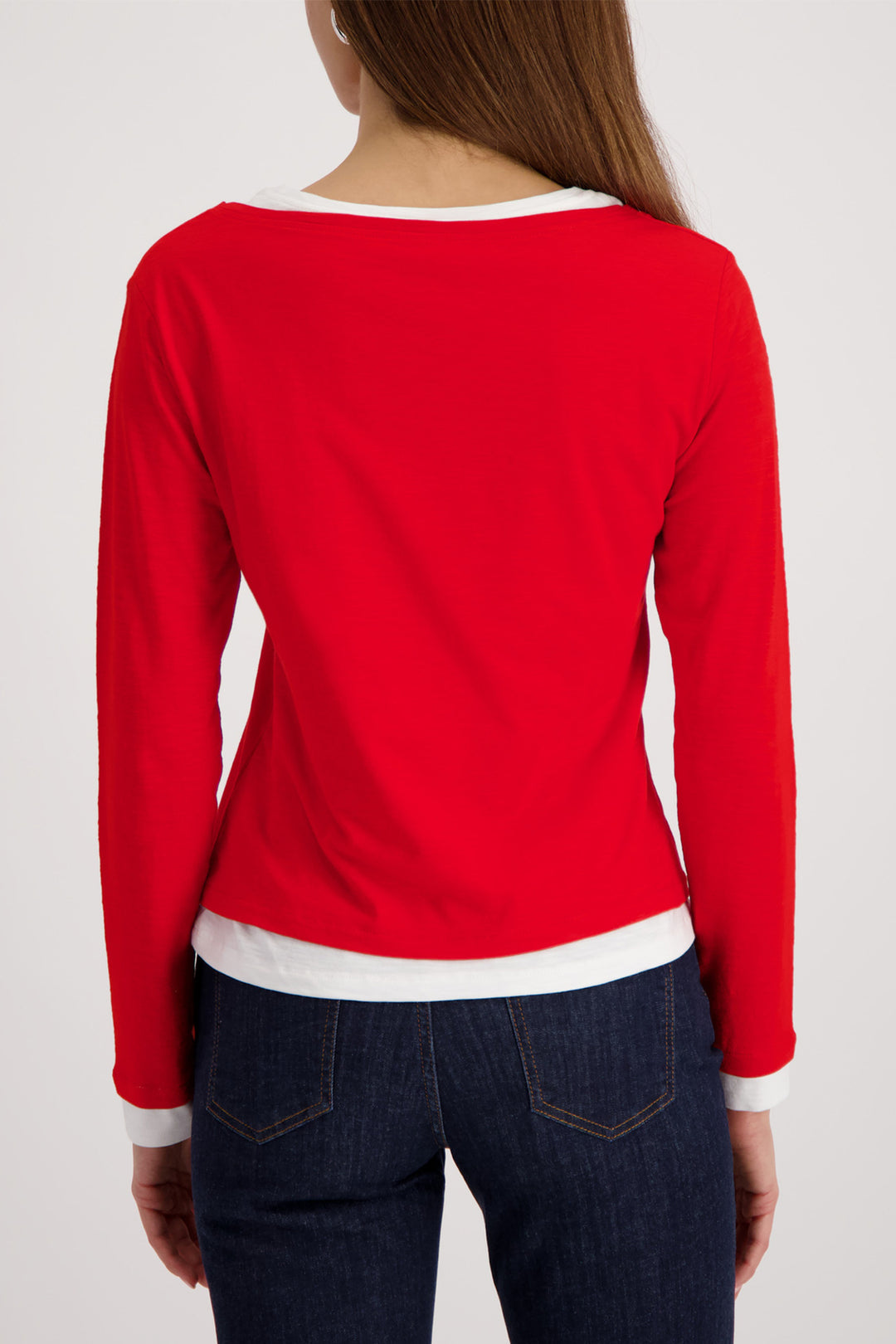 Monari 410179 350 Red Chilli Pepper 2-in-1 Long Sleeve Layered T-Shirt