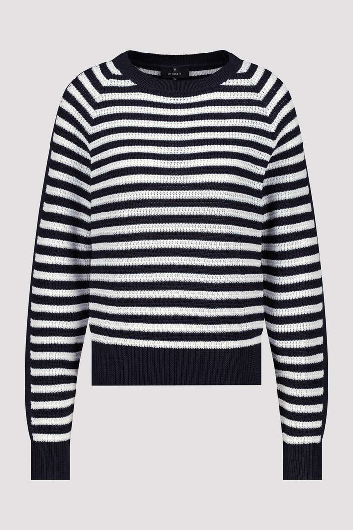 Monari 410217 756 Marine Navy Blue Stripe Jumper