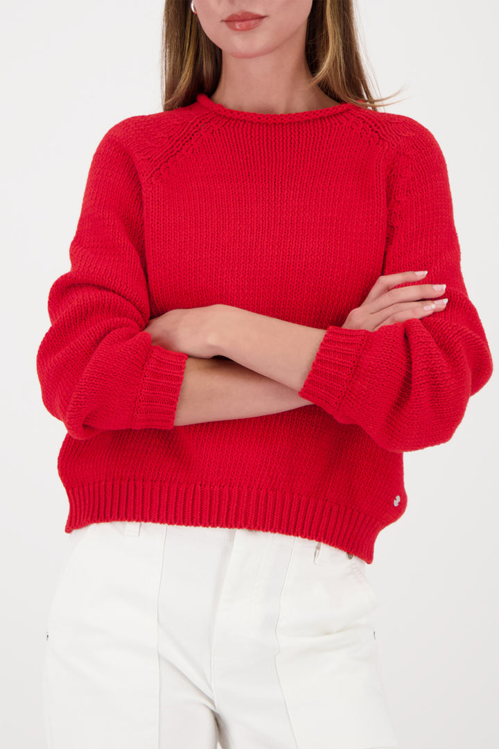 Monari 410232 350 Red Chilli Pepper Knitted Jumper