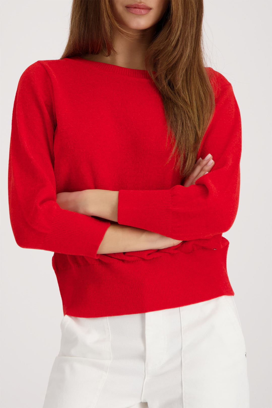 Monari 410236 350 Red Chilli Pepper Soft Knit Jumper