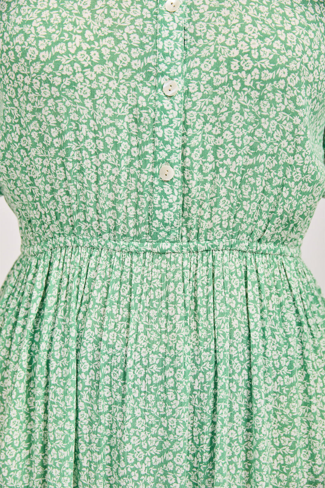 Mudflower Dress Green Ditsy Print SU-25MF-592 - Shirley Allum Boutique