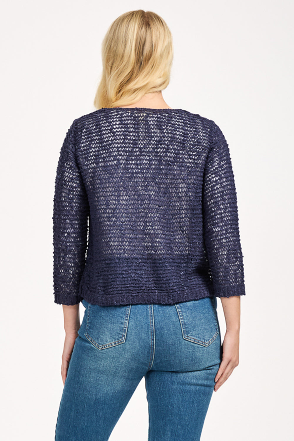 Mudflower Shrug Cardigan Navy SU-25MF-588 - Shirley Allum Boutique
