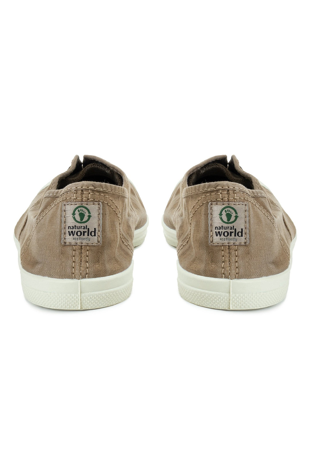Natural World Old Lavanda Beige Plimsolls 102E 695
