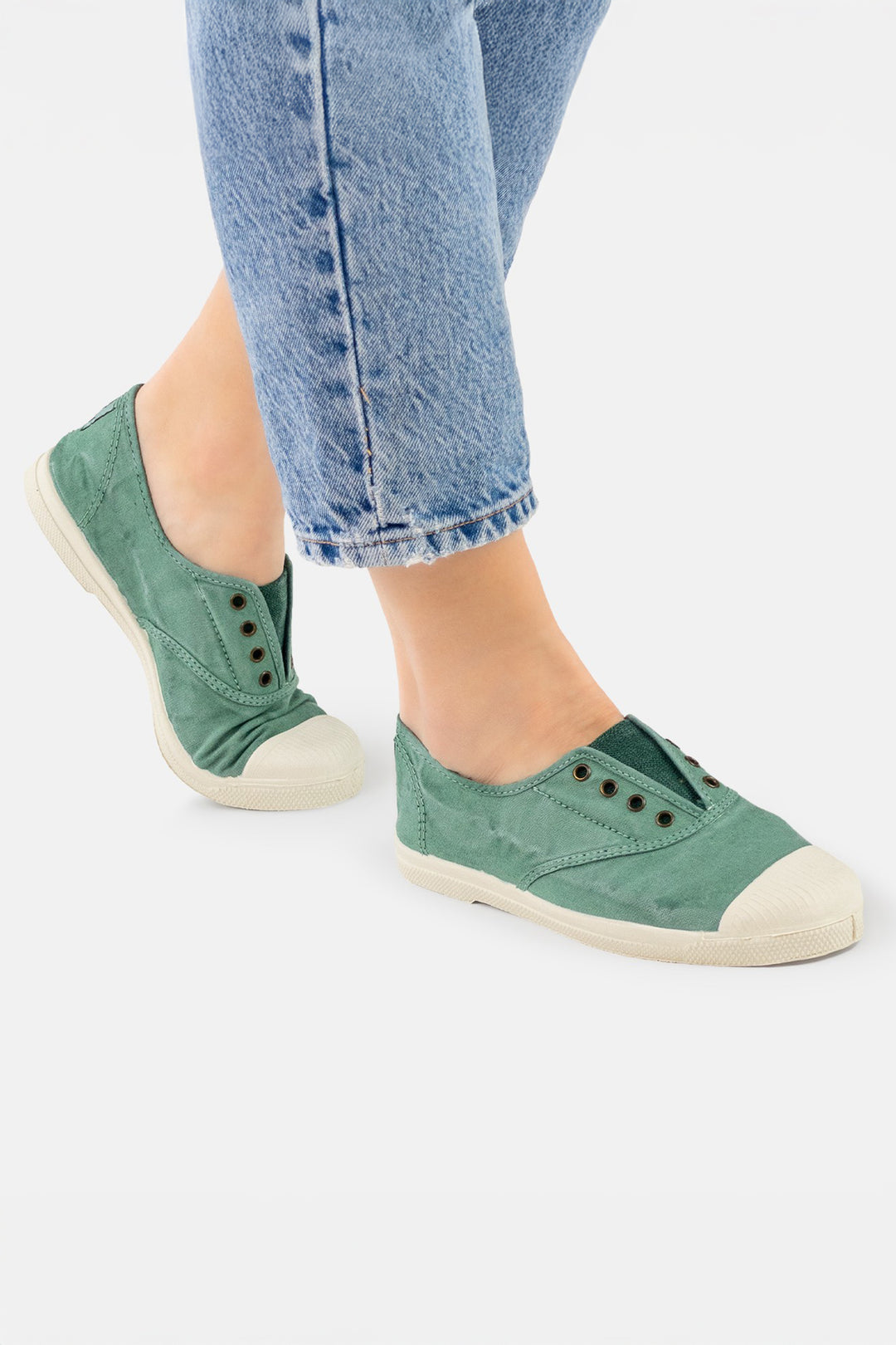 Natural World Old Lavanda Plimsoll Basil Green 102E 689 - Shirley Allum Boutique