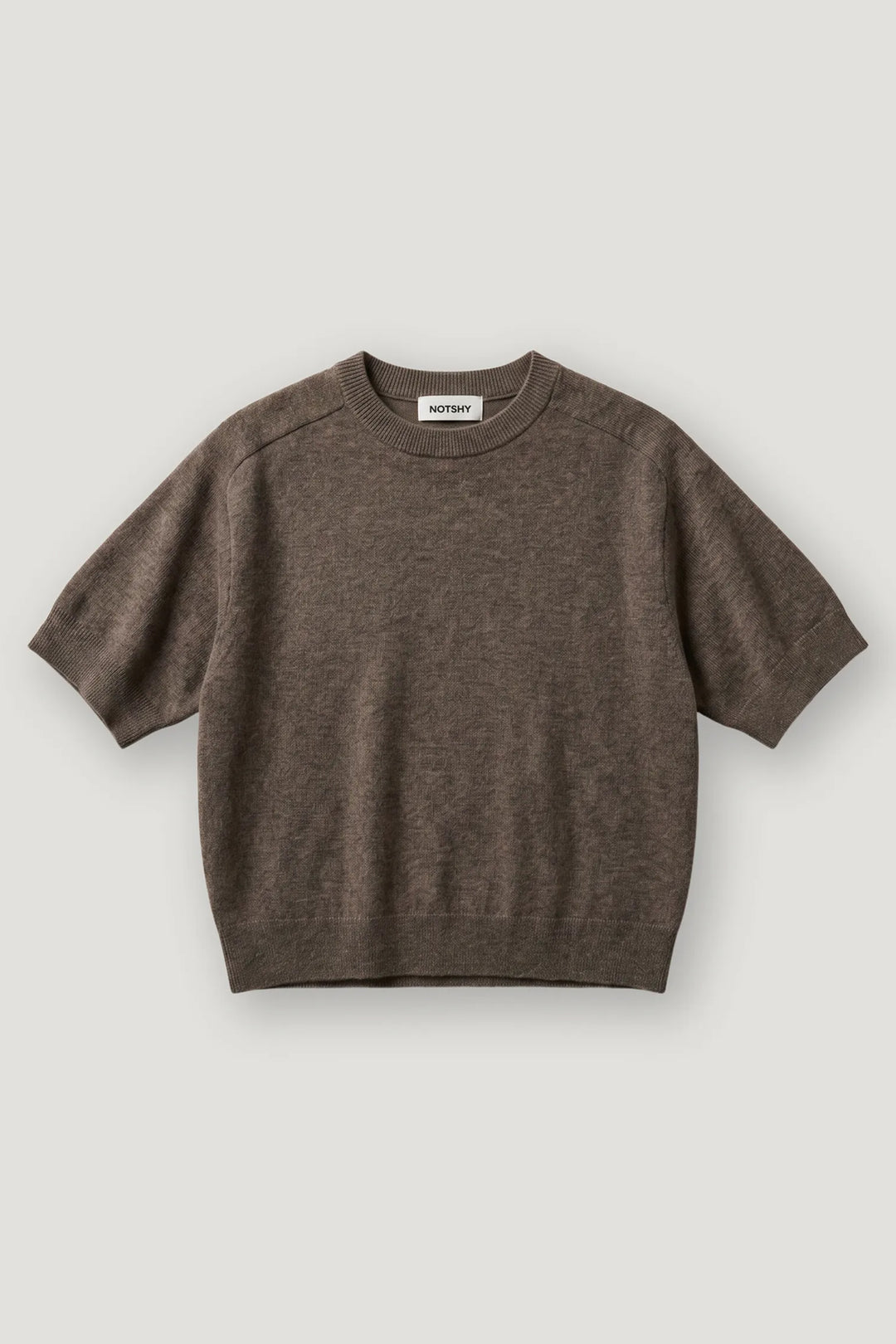 Notshy Lilou Cafe Au Lait Brown Jumper NF1F006WSC000, front packshot