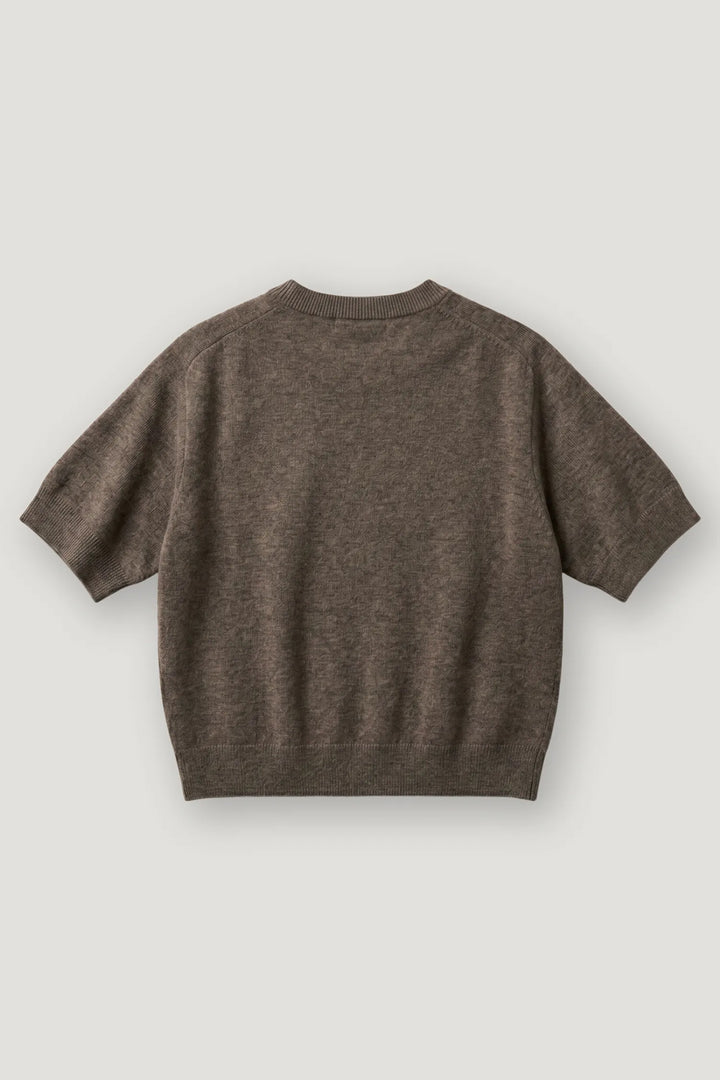 Notshy Lilou Cafe Au Lait Brown Jumper NF1F006WSC000, back packshot