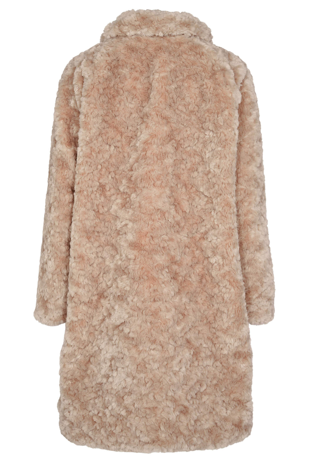 Numph Nufurda 703351 Oyster Gray Taupe Plush Teddy Coat - Shirley Allum Boutique