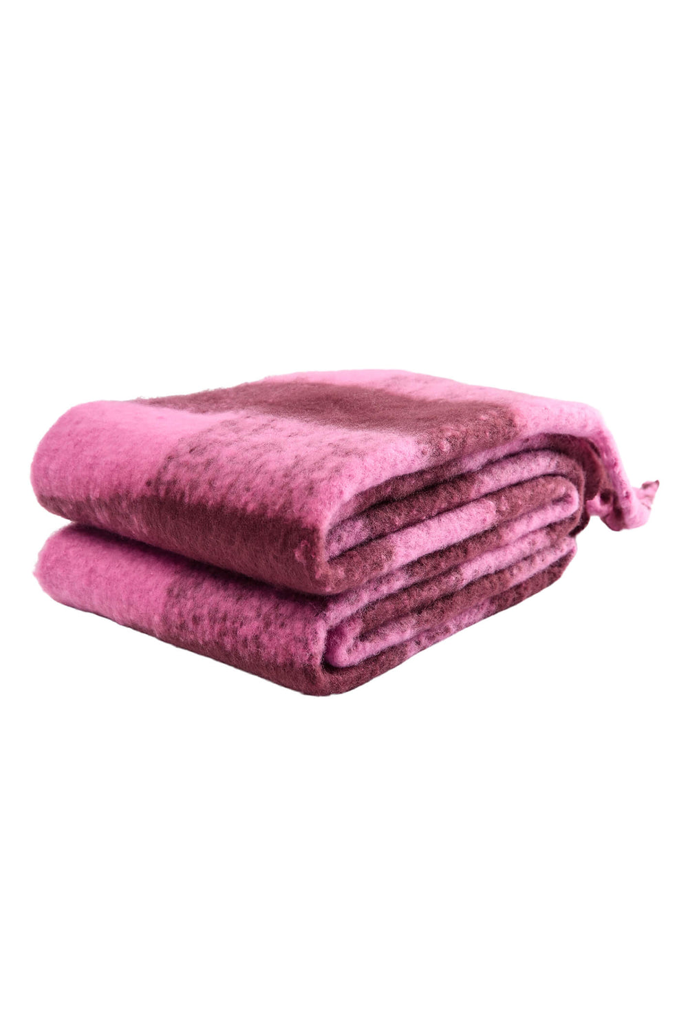 Numph Numaiken 703577 Super Pink Check Tassel Scarf - Shirley Allum Boutique