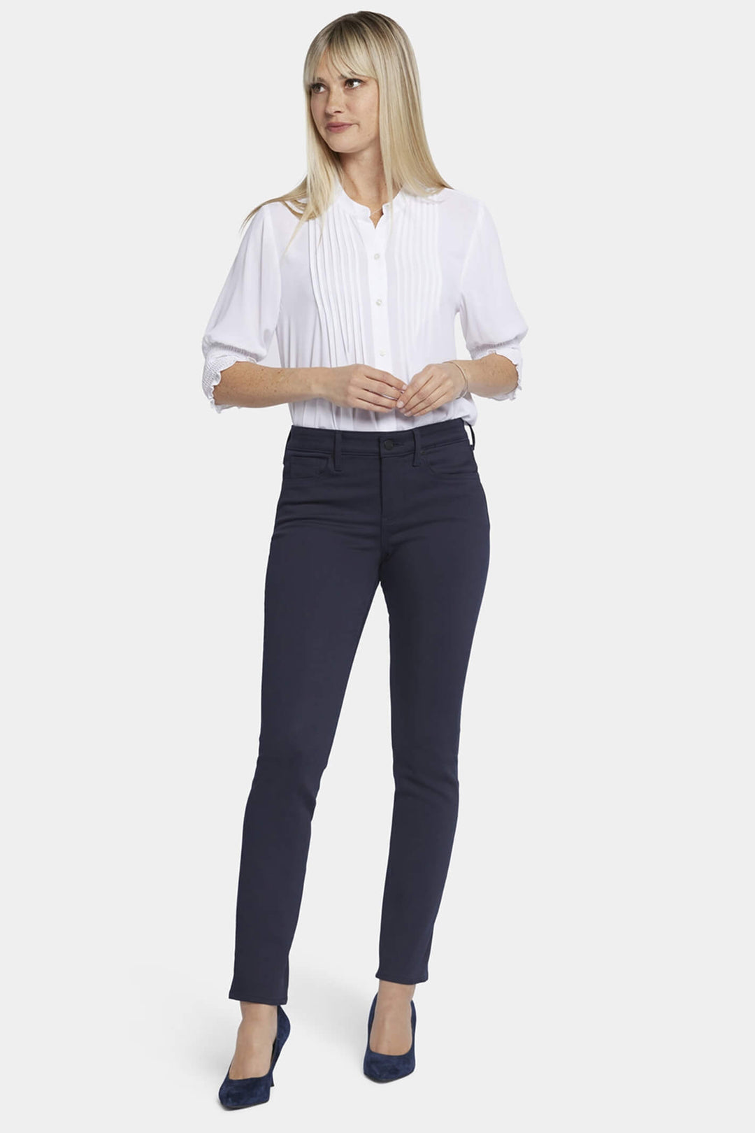 NYDJ Alina MMBULA2633 Dark Rinse Skinny Ankle Jean