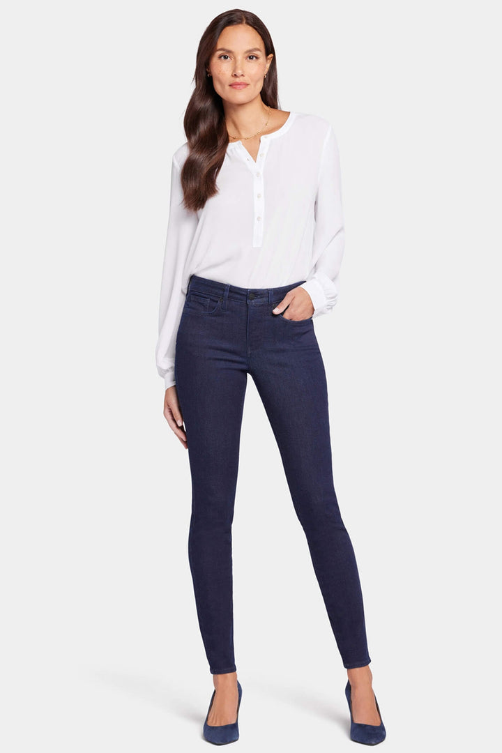 NYDJ Ami MPRIAS8515 Rinse Dark Blue Skinny Jeans - Shirley Allum Boutique