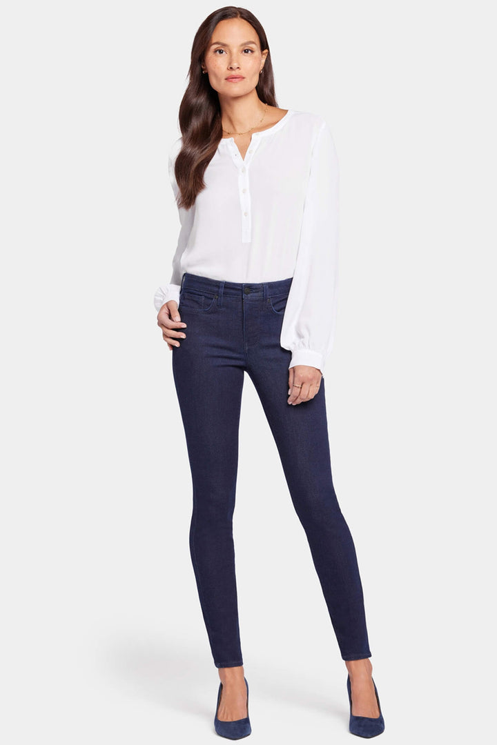 NYDJ Ami MPRIAS8515 Rinse Dark Blue Skinny Jeans - Shirley Allum Boutique