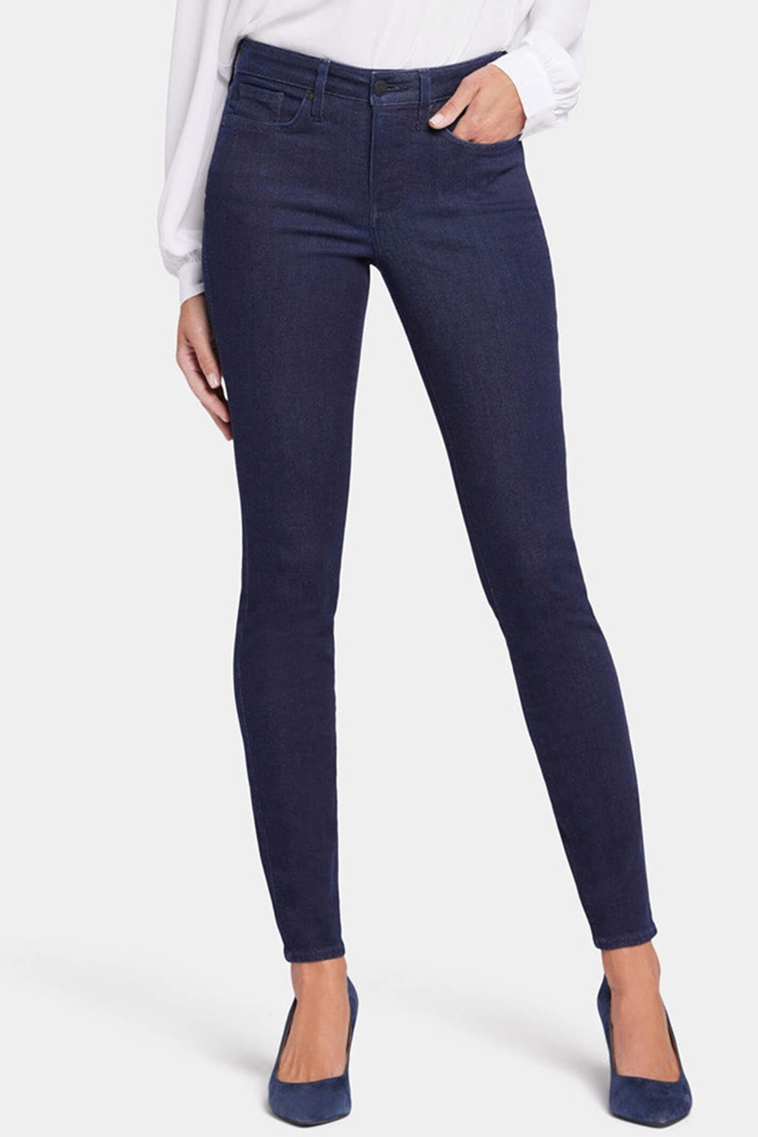 NYDJ Ami MPRIAS8515 Rinse Dark Blue Skinny Jeans - Shirley Allum Boutique
