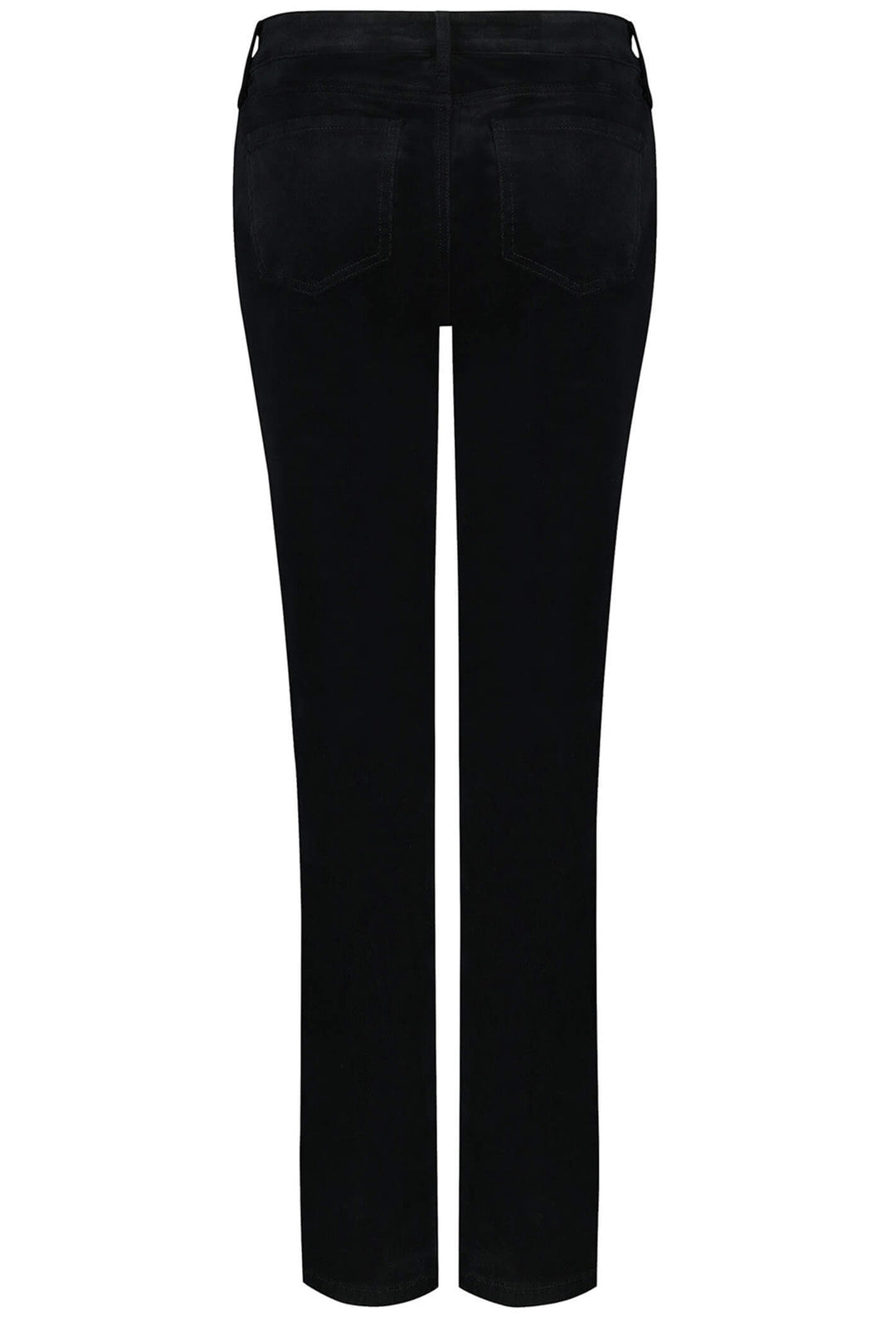 NYDJ Marilyn MBCRMS2299 Black Straight Corduroy Jeans - Shirley Allum Boutique