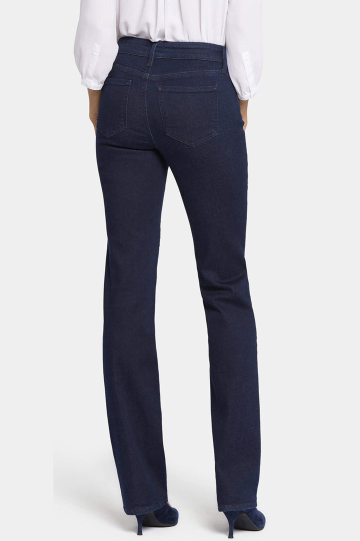 NYDJ Marilyn MPRIMS8517 2887 Rinse Dark Blue Straight Jeans - Shirley Allum Boutique