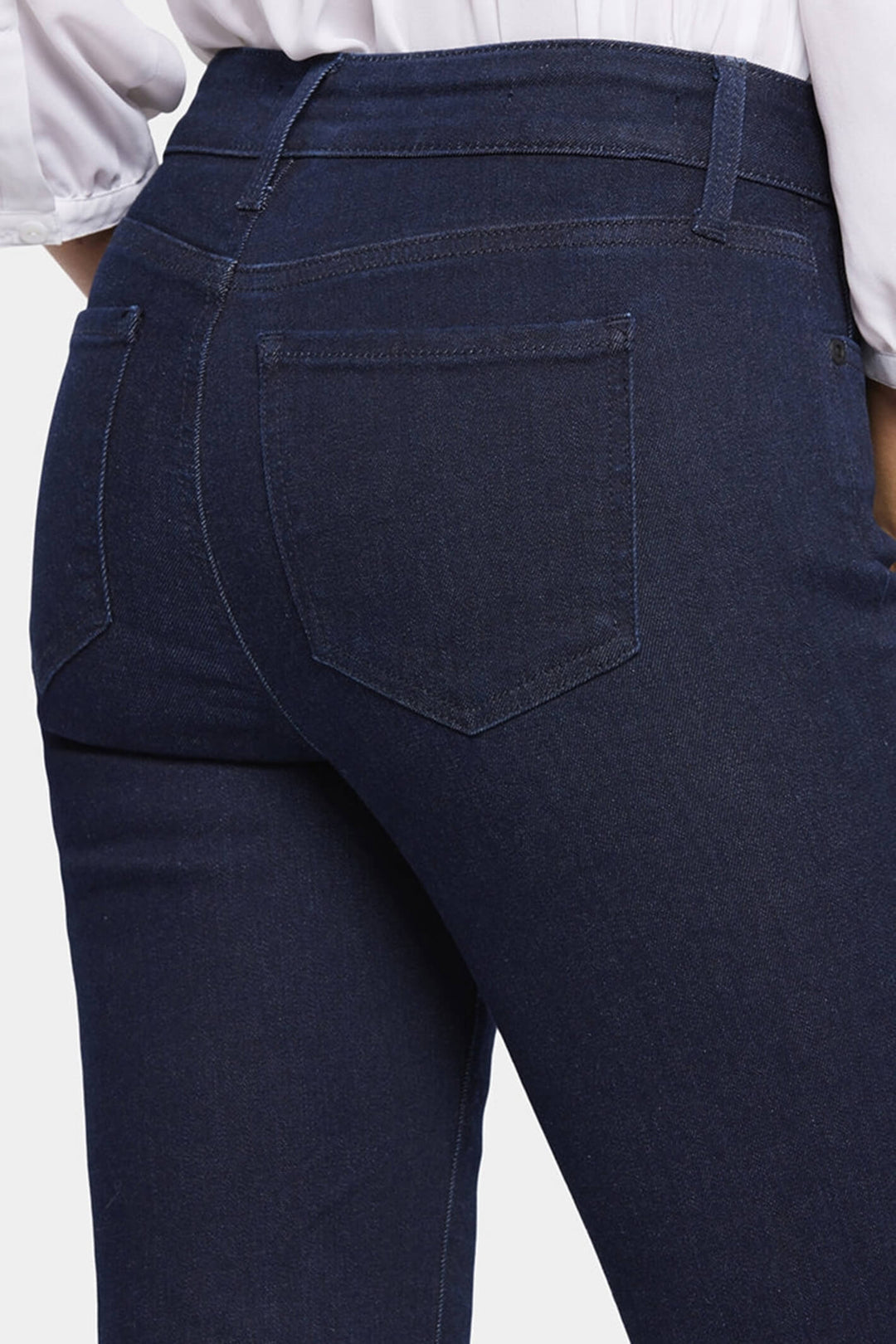 NYDJ Marilyn MPRIMS8517 2887 Rinse Dark Blue Straight Jeans - Shirley Allum Boutique