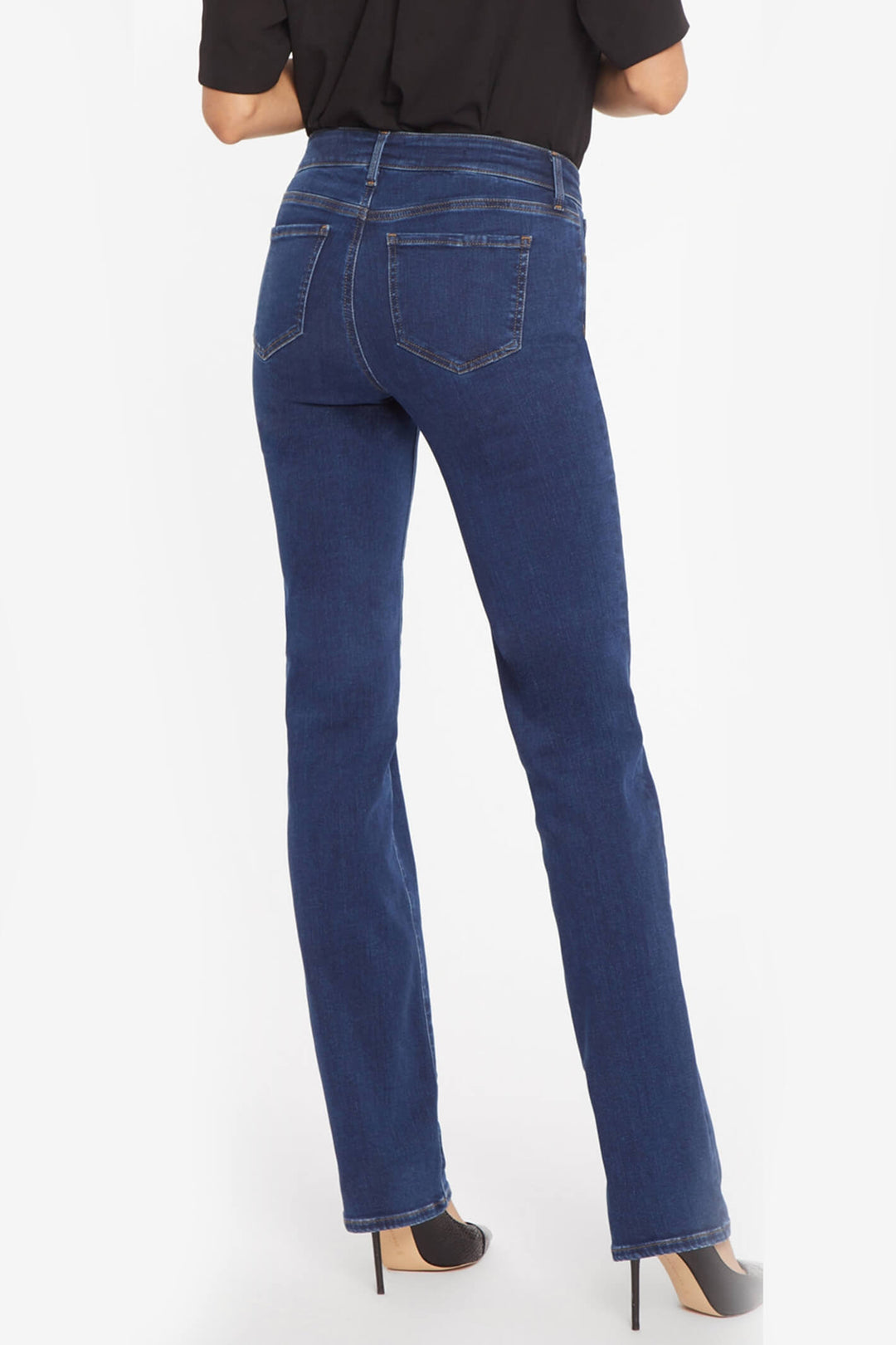 NYDJ Marilyn MPRIMS8517 6677 Quinn Medium Blue Straight Jeans - Shirley Allum Boutique