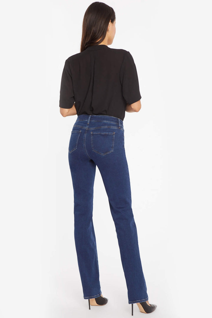 NYDJ Marilyn MPRIMS8517 6677 Quinn Medium Blue Straight Jeans - Shirley Allum Boutique