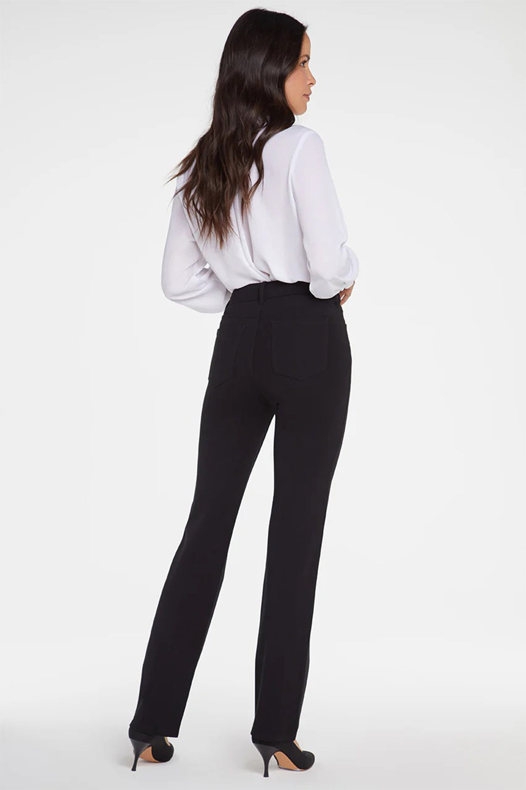 NYDJ MCPPMS2299 Marilyn Black Straight Trousers 001