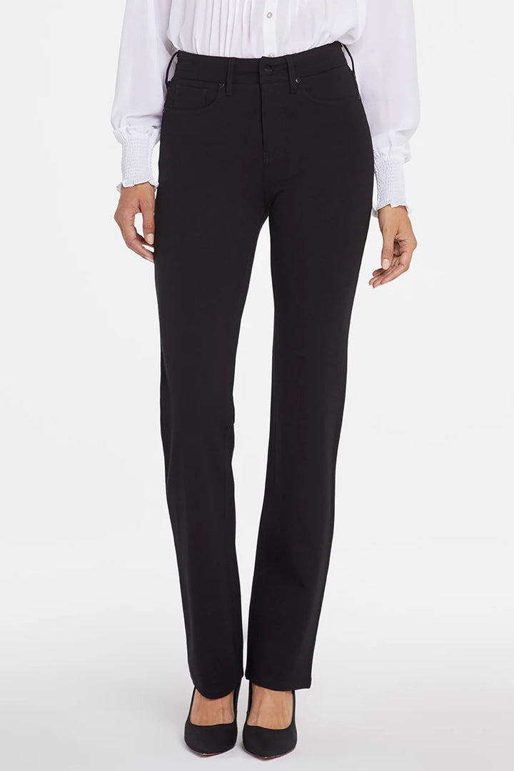NYDJ MCPPMS2299 Marilyn Black Straight Trousers 001