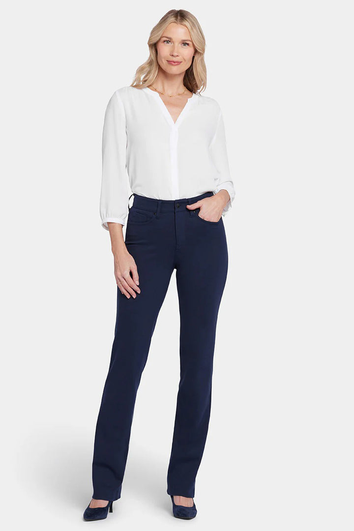 NYDJ MCPPMS2299 Marilyn Oxford Navy Straight Trousers 5955