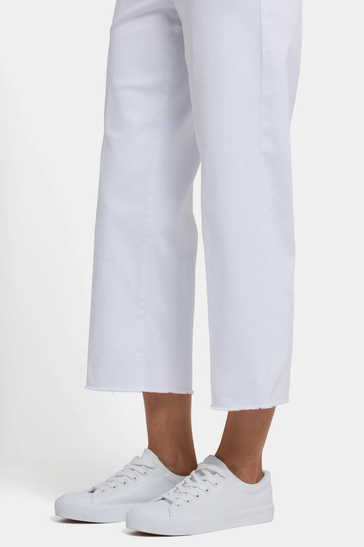 NYDJ MFOSCR9069 Optic White HR Coco Relaxed Crop Jeans