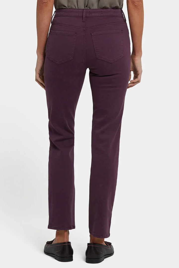 NYDJ MFOSSS2336 Sheri Fig Purple Slim Jeans 202501