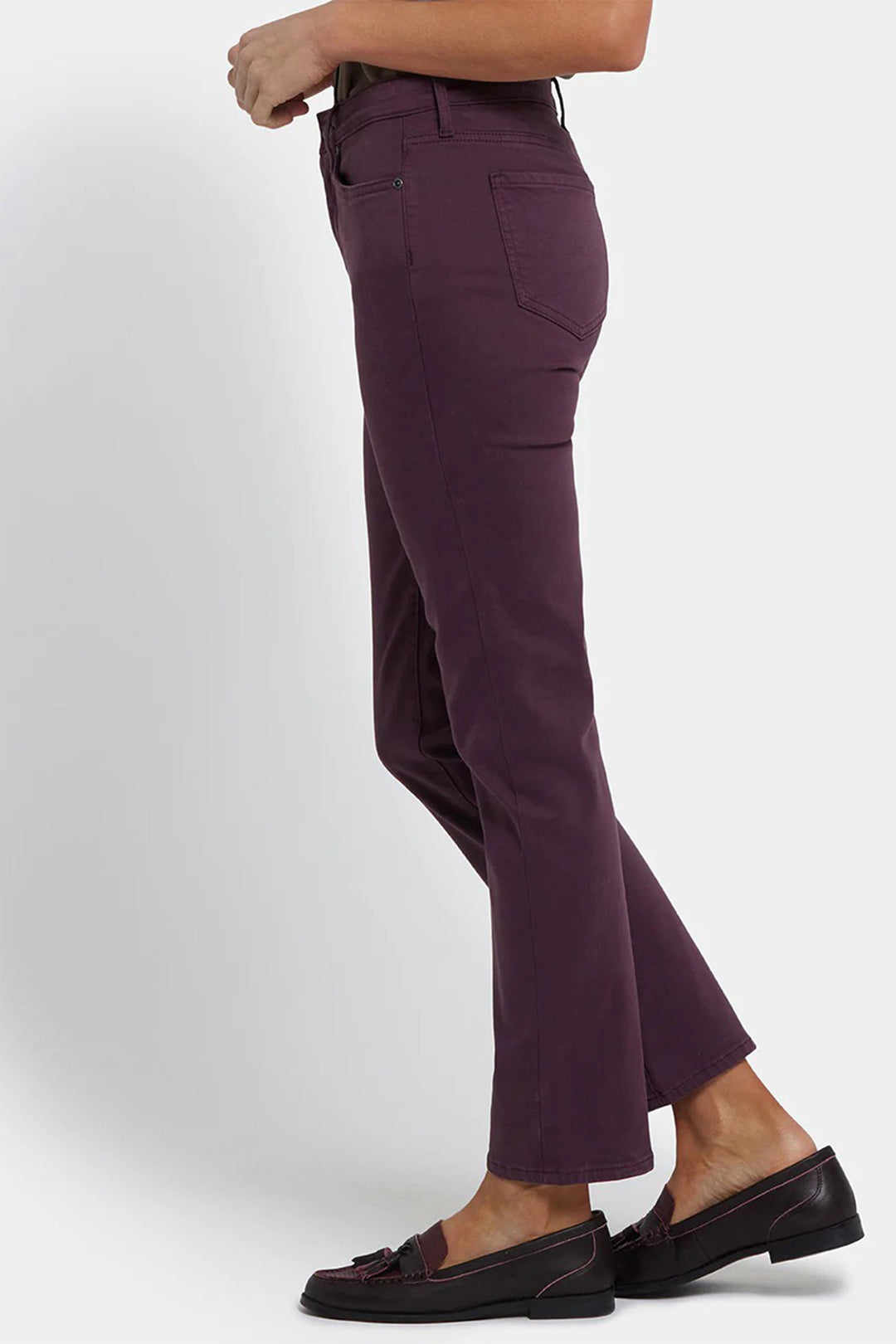 NYDJ MFOSSS2336 Sheri Fig Purple Slim Jeans 202501