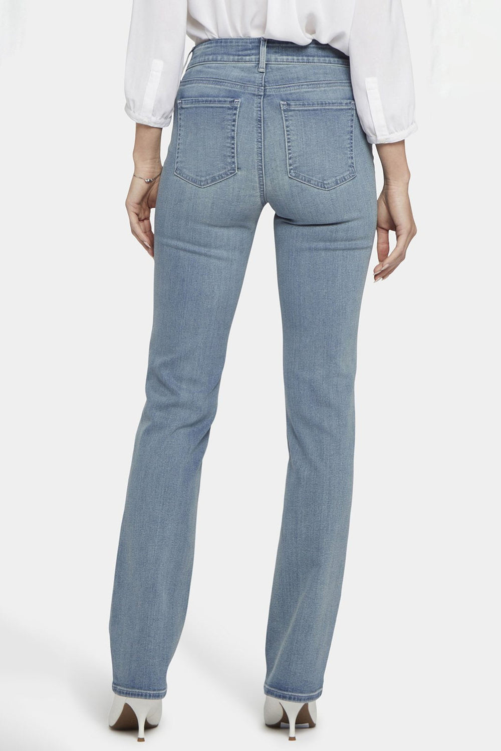 NYDJ MMSLMS2299 Marilyn Straight Thistle Falls Blue Jeans - Shirley Allum Boutique