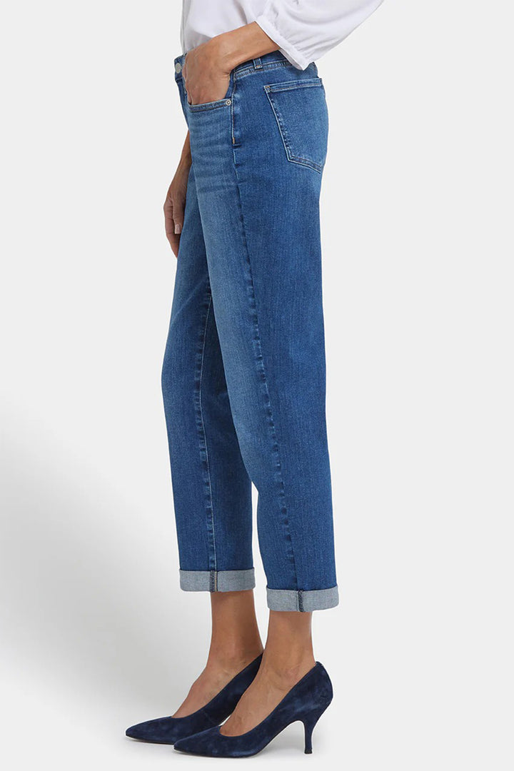 NYDJ MPRI8215 Margot Opera Blue Girlfriend Cropped Jeans