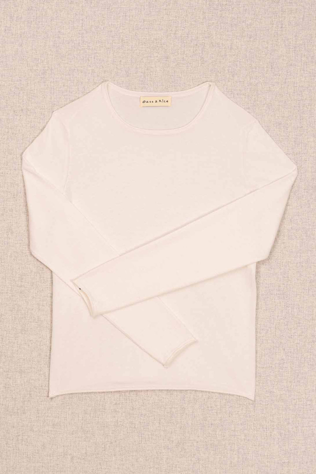 Oats &amp; Rice Elmer Ivory White Cashmere Cotton Top OR26-C04, packshot