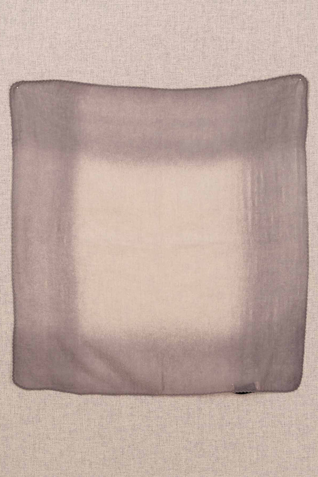 Oats &amp; Rice Muse Grey Cashmere Foulard Scarf OR26-WNS03, flat lay, open