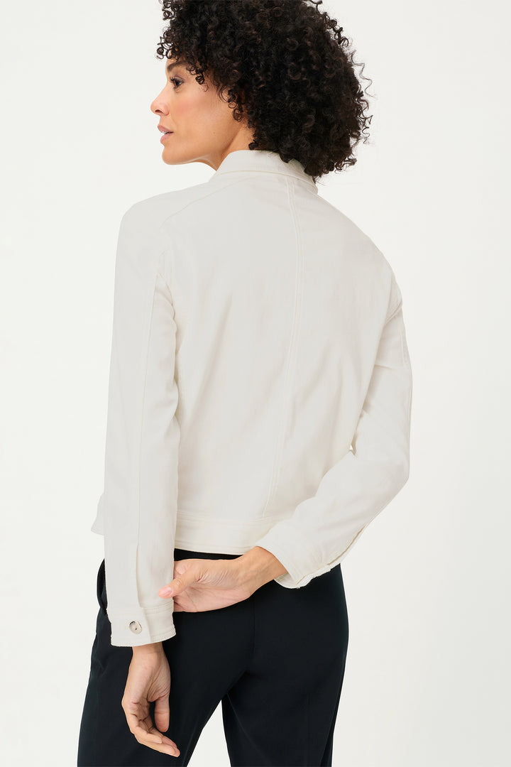 Olsen 15001670 10051 Off White Jean Style Jacket