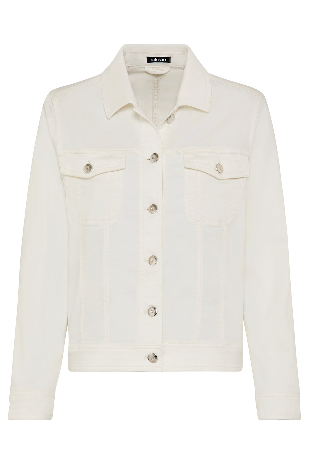 Olsen 15001670 10051 Off White Jean Style Jacket