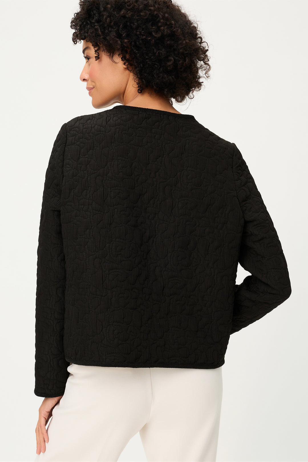 Olsen 15001672 80000 Black Quilt Style Jacket