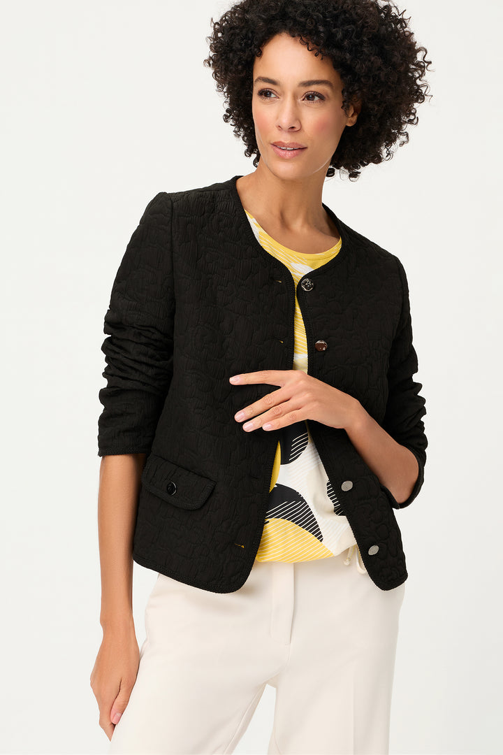 Olsen 15001672 80000 Black Quilt Style Jacket