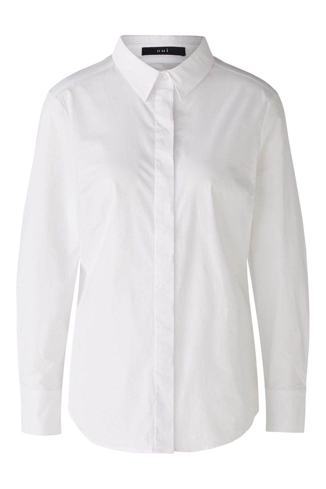 Oui 79819 1002 Optic White Shirt - Shirley Allum Boutique