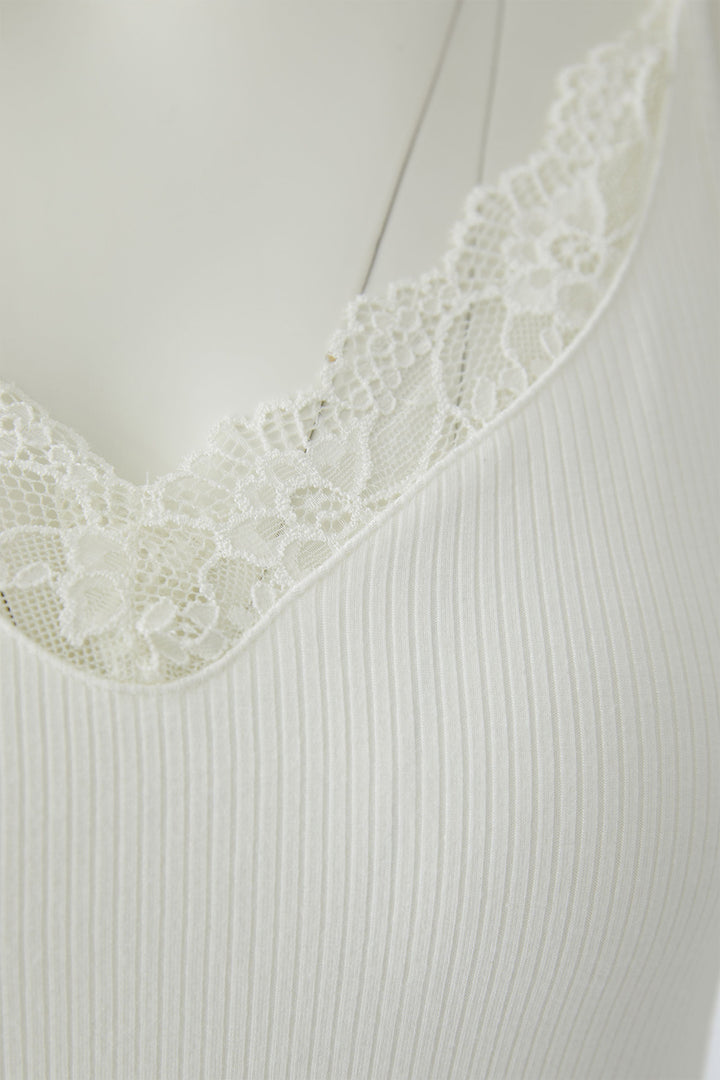 Oui 86142 1006 White Cloud Dancer Camisole Top