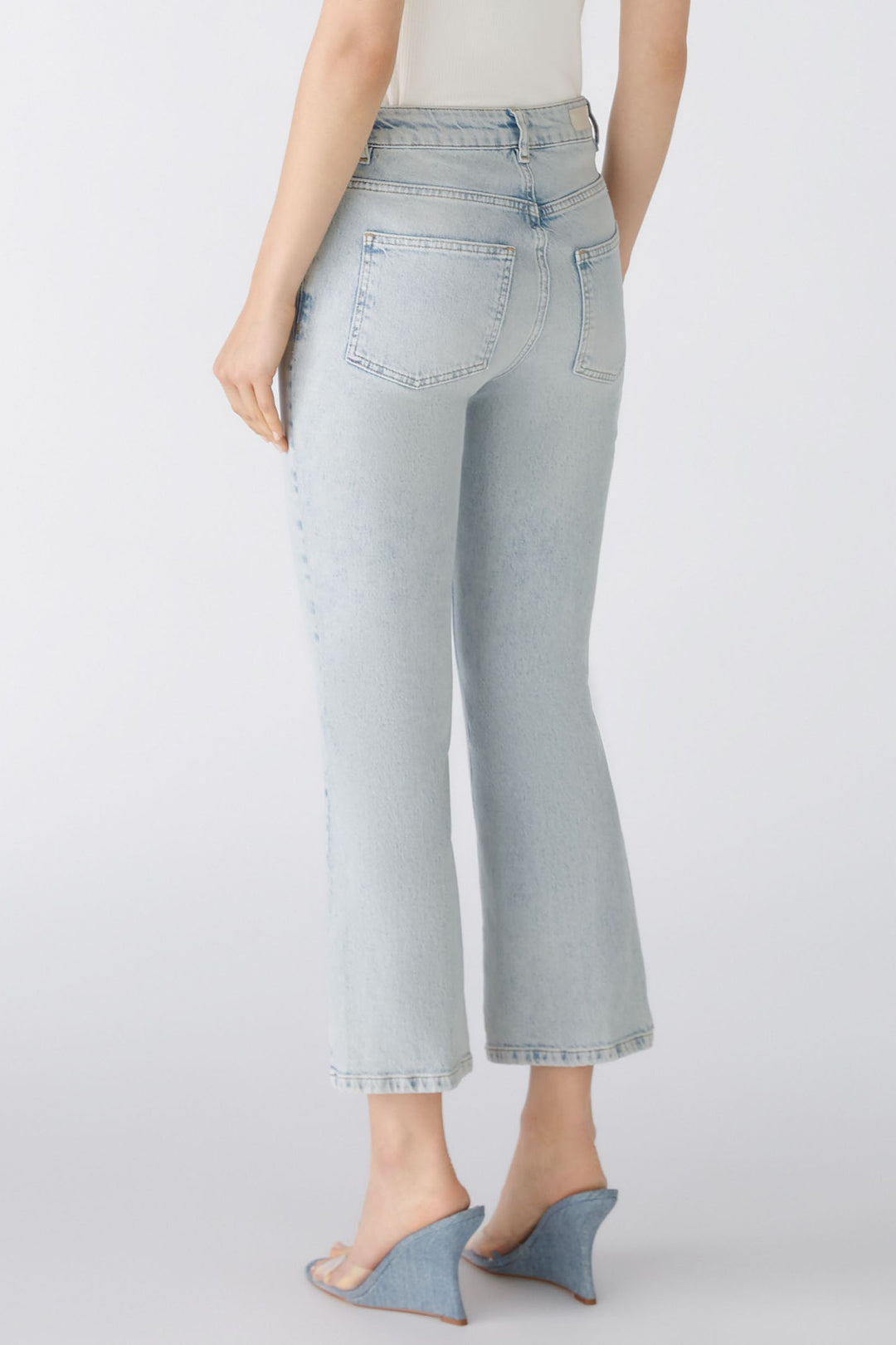 Oui 86203 Blue Easy Kick Denim Jeans - Shirley Allum Boutique