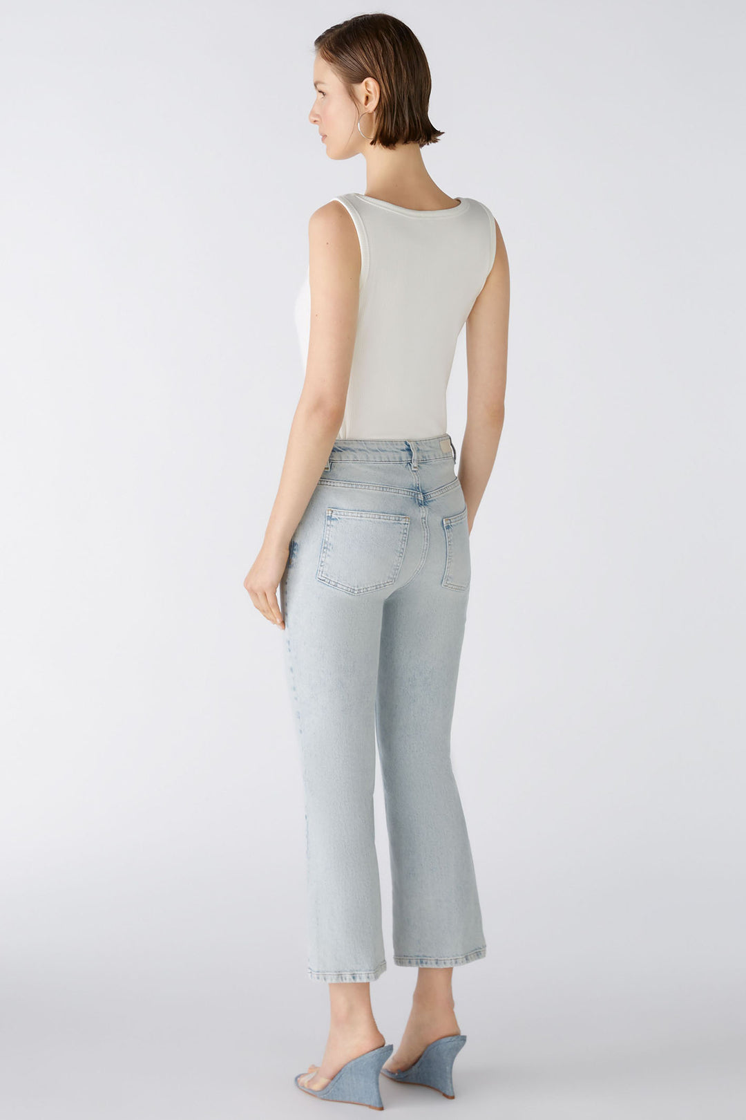 Oui 86203 Blue Easy Kick Denim Jeans - Shirley Allum Boutique