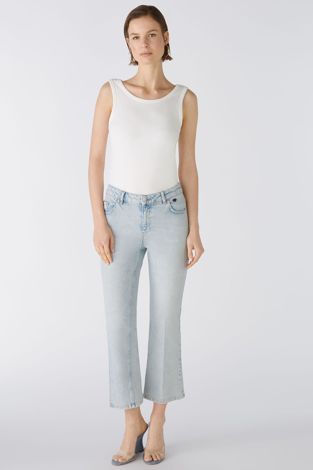 Oui 86203 Blue Easy Kick Denim Jeans - Shirley Allum Boutique