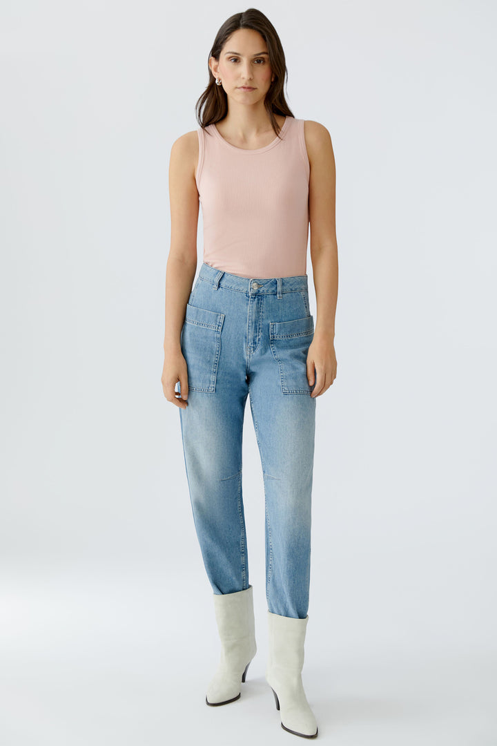 Oui 88608 3092 Dusty Rose Pink Filiz Vest Top
