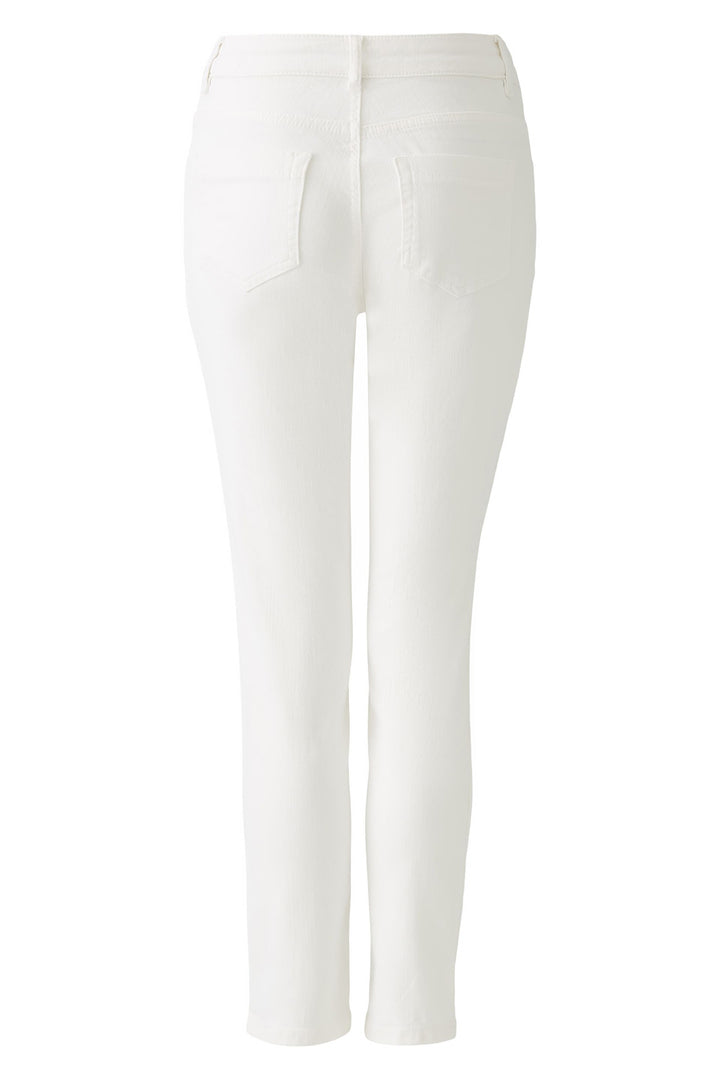 Oui 93363 1002 Optic White Baxtor Cropped Jeggings