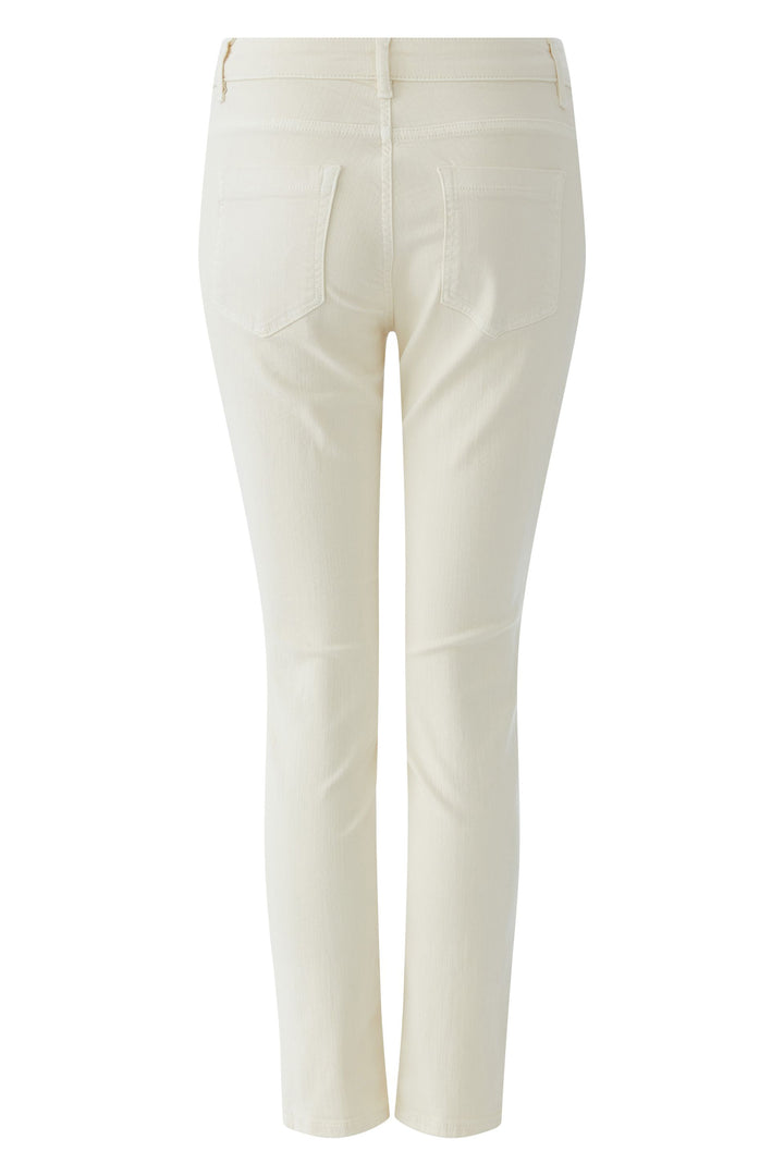 Oui 93363 1088 Whitecap Grey Baxtor Cropped Jeggings