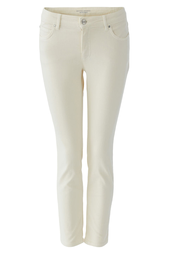 Oui 93363 1088 Whitecap Grey Baxtor Cropped Jeggings