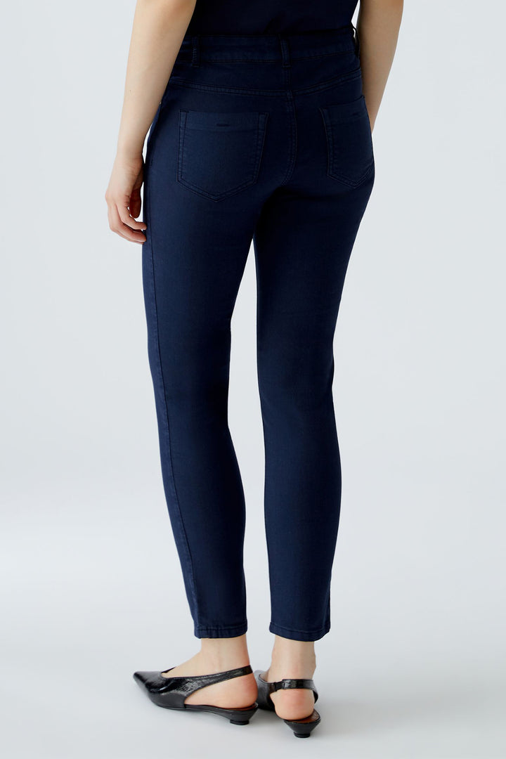 Oui 93363 5742 Dark Blue Baxtor Cropped Jeggings
