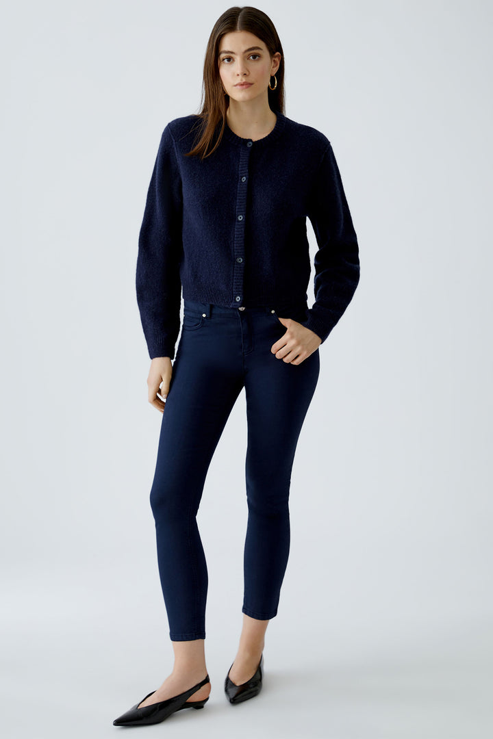 Oui 93363 5742 Dark Blue Baxtor Cropped Jeggings