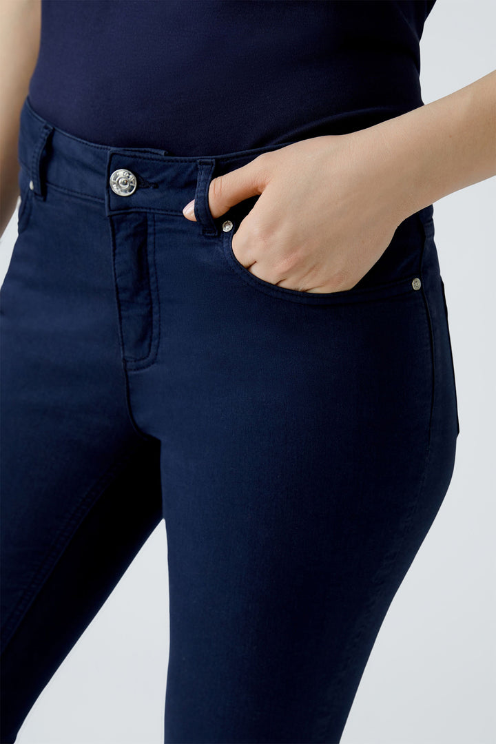 Oui 93363 5742 Dark Blue Baxtor Cropped Jeggings