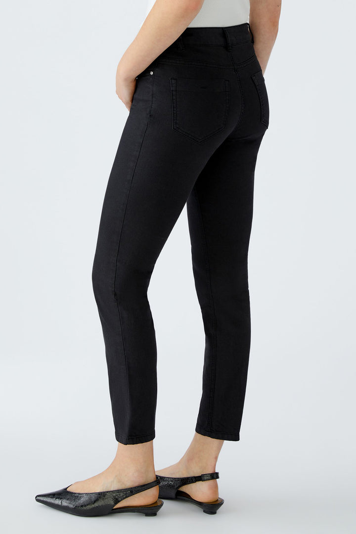 Oui 93363 9990 Black Baxtor Cropped Jeggings
